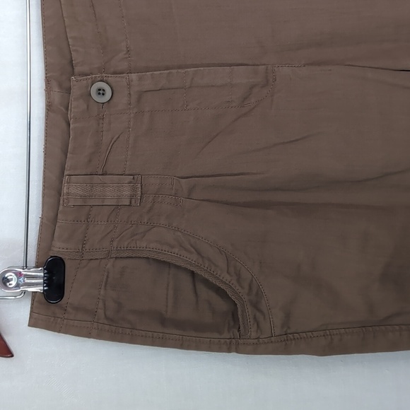 Woolrich Light Brown Cotton Hiking Camping Capri Pant Size 8 - Picture 2 of 6
